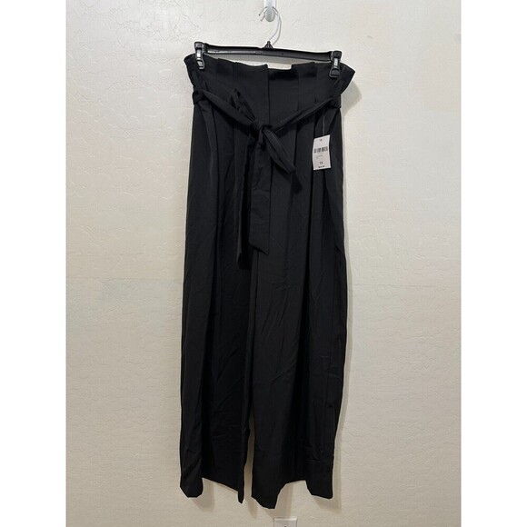 Forever 21 Womans Pleated Paperbag Trousers Size 1X Minimal Capsule Preppy Pinup - Picture 10 of 16